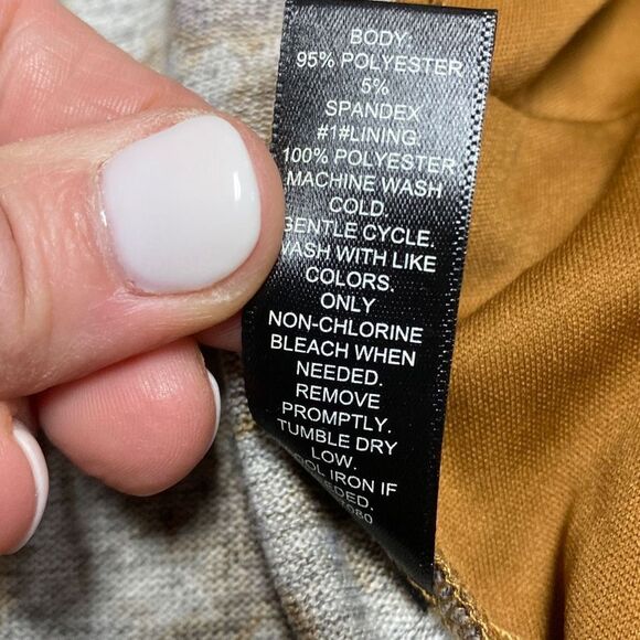 Versona Brown Cheetah Print Wrap Dress Size Large NEW - Picture 7 of 7